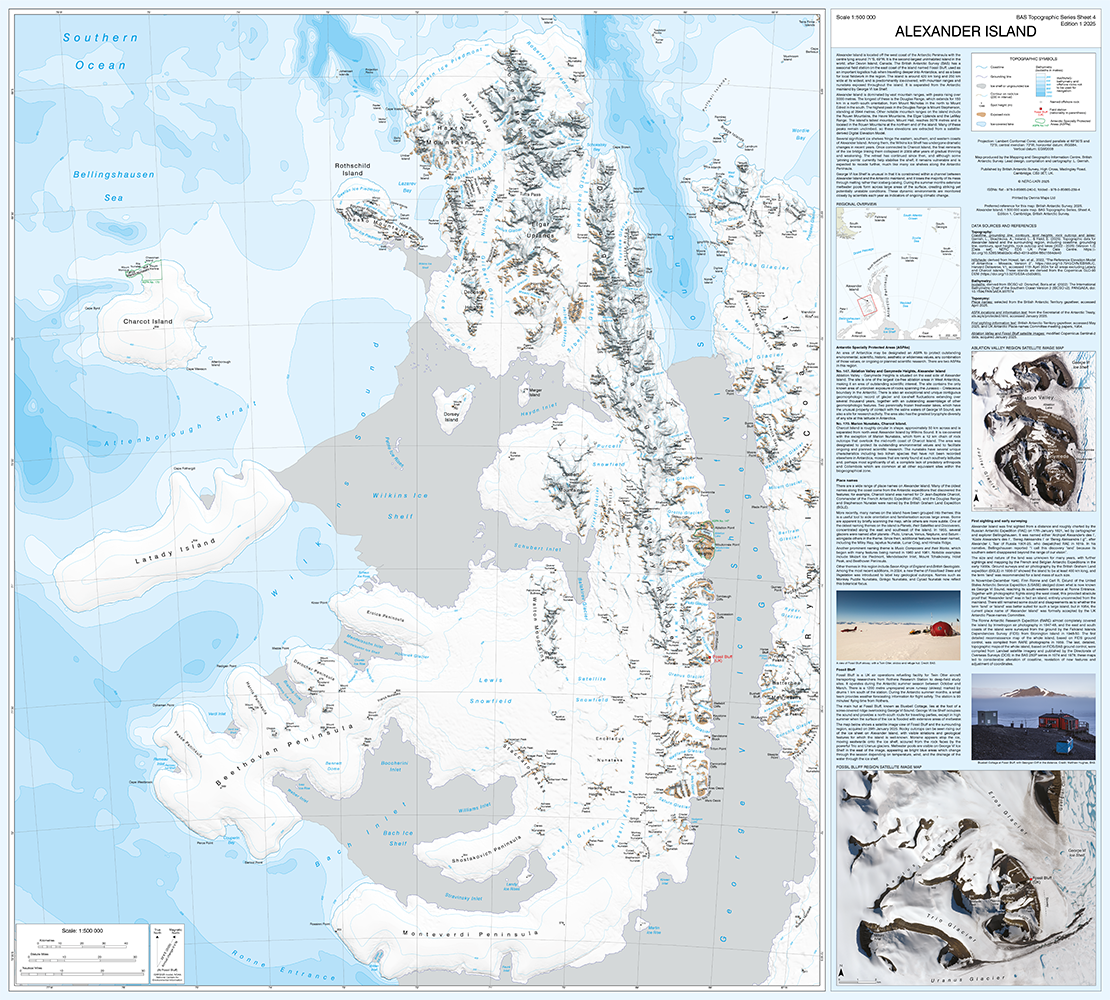 Alexander Island Map
