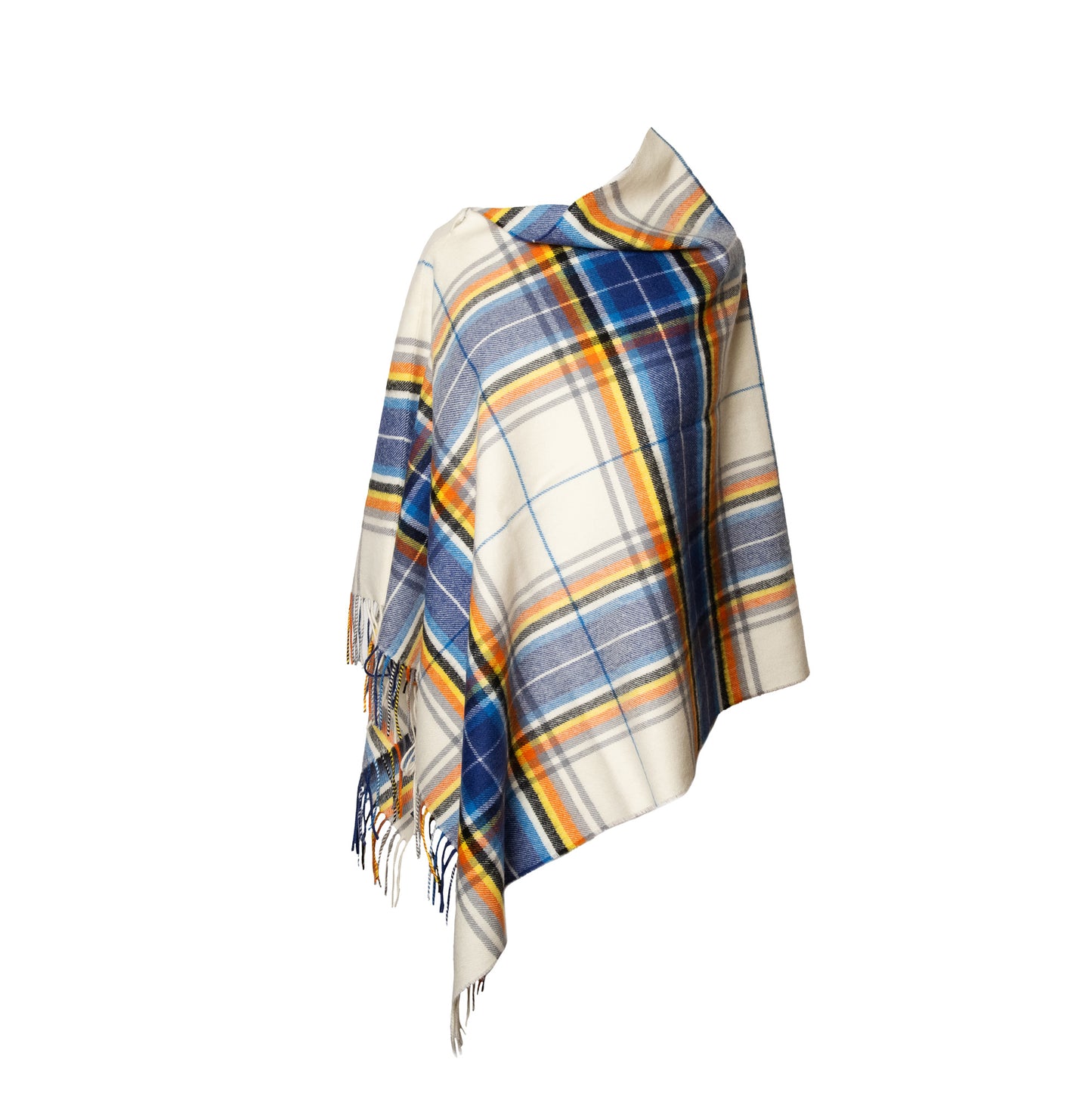 Antarctic Tartan Poncho