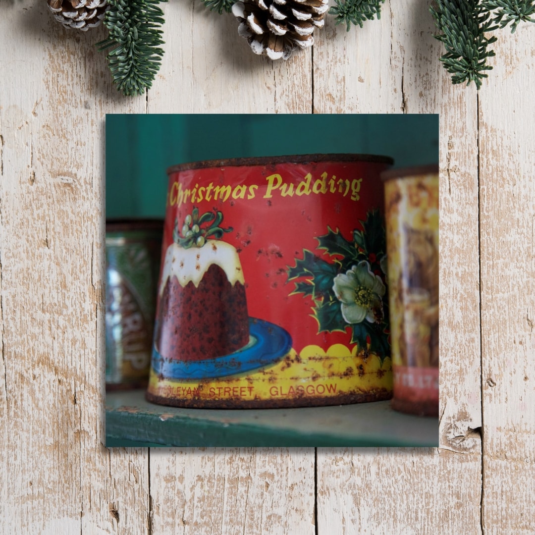 Pudding Tin Christmas Cards (6pk)