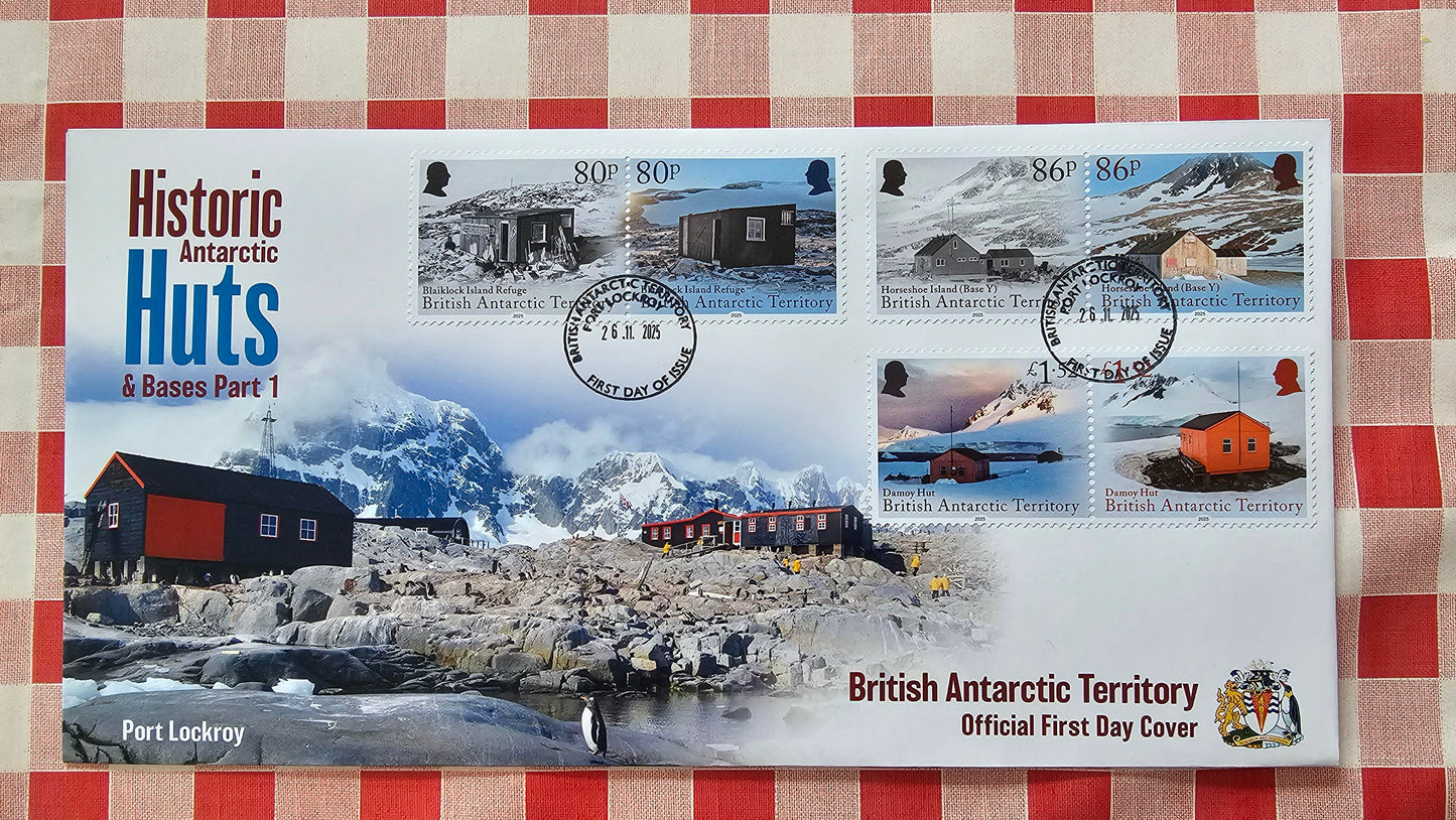 FDC Historic Antarctic Huts