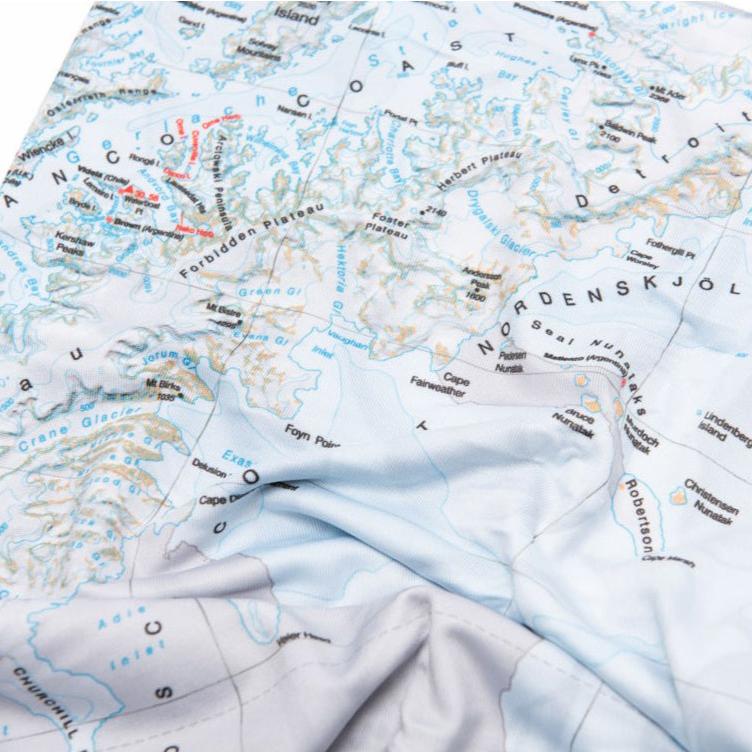 Map & Gentoo Neck Warmer