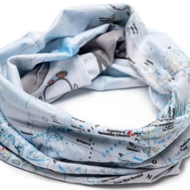 Map & Gentoo Neck Warmer