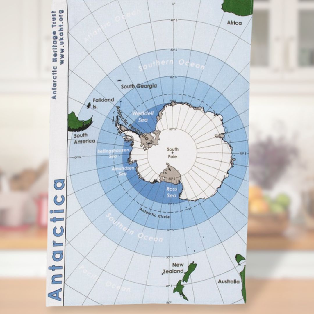 Antarctic Tea Towel