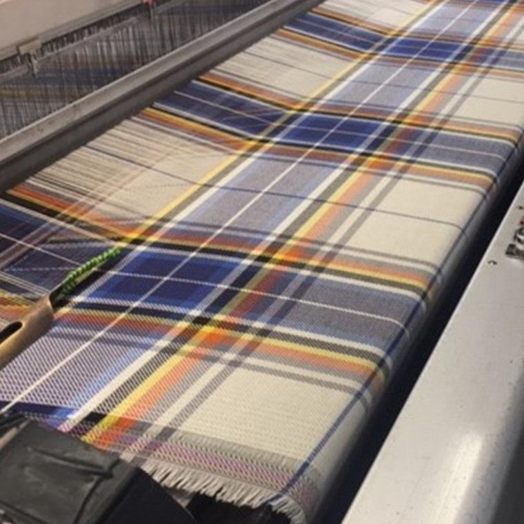 Antarctic Tartan Lambswool Blanket