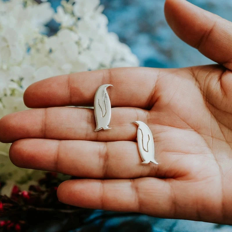 Silver Penguin Cufflinks