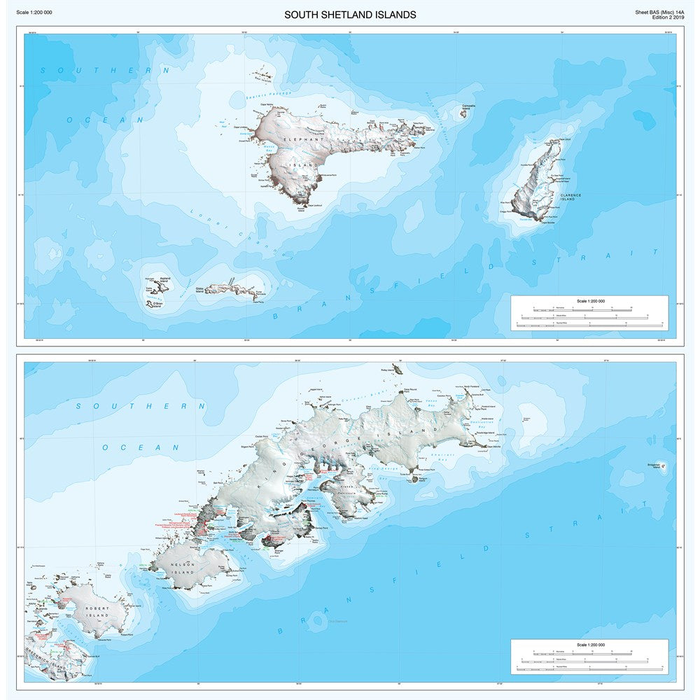 South Shetland Islands Map