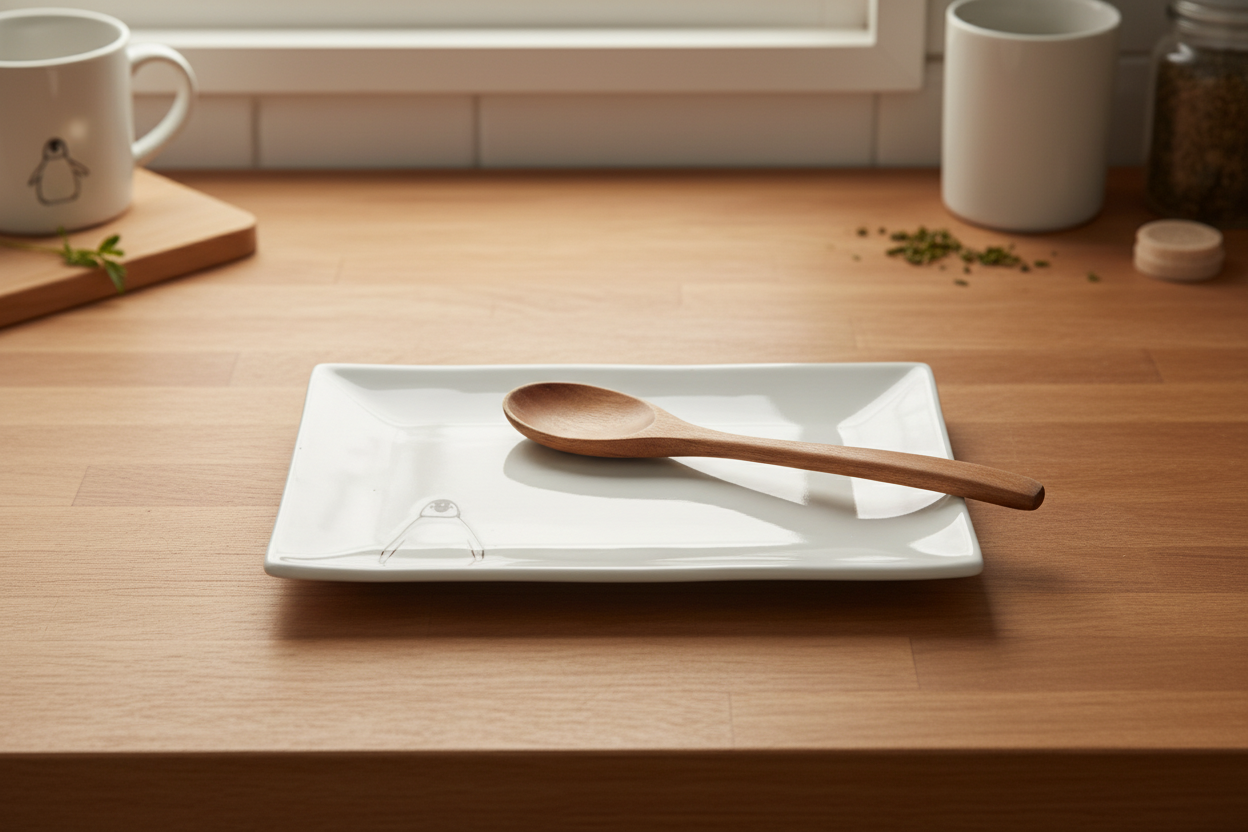 Penguin chick trinket tray