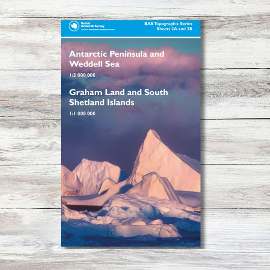 Antarctic Peninsula & Weddell Sea/Graham Land & South Shetland Islands Map