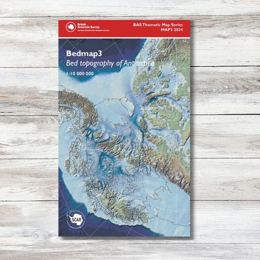 Bedmap3 - Bed topography of Antarctica