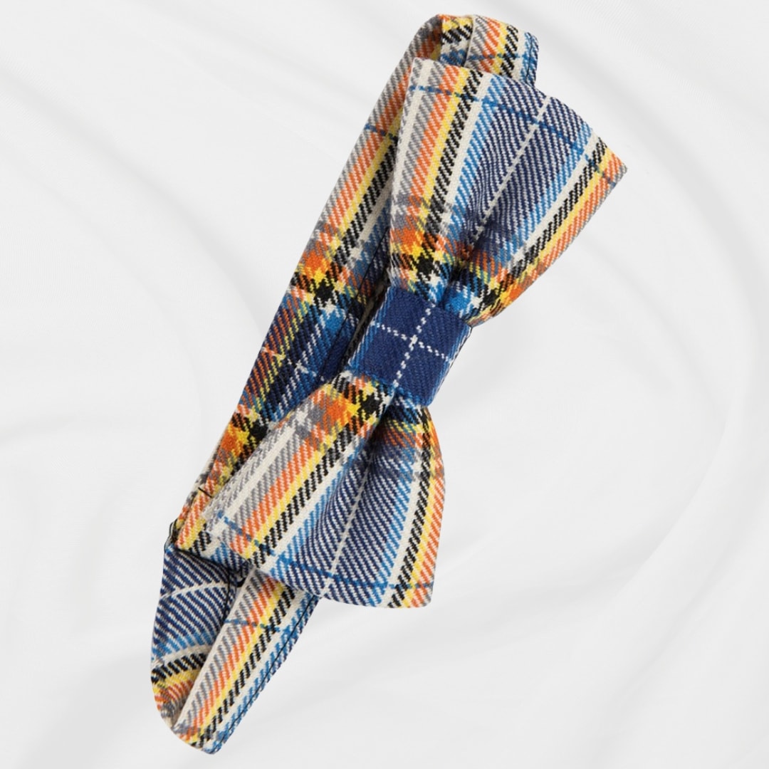 Antarctic Tartan Bow Tie