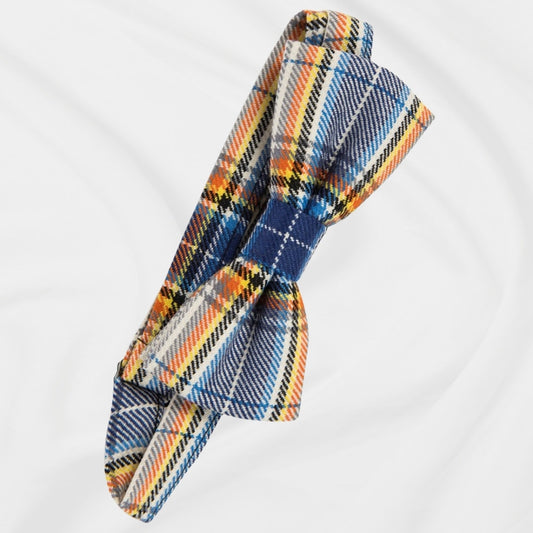 Antarctic Tartan Bow Tie