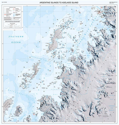 Brabant Island to Adelaide Island Map