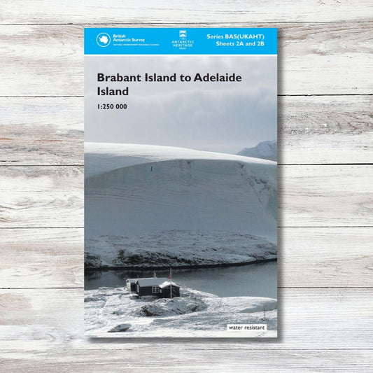 Brabant Island to Adelaide Island Map