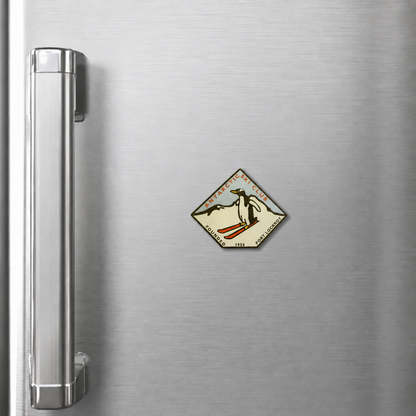 Antarctic Ski Club Fridge Magnet