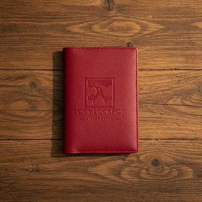 Port Lockroy Passport holder: made using recycled plastic bottles