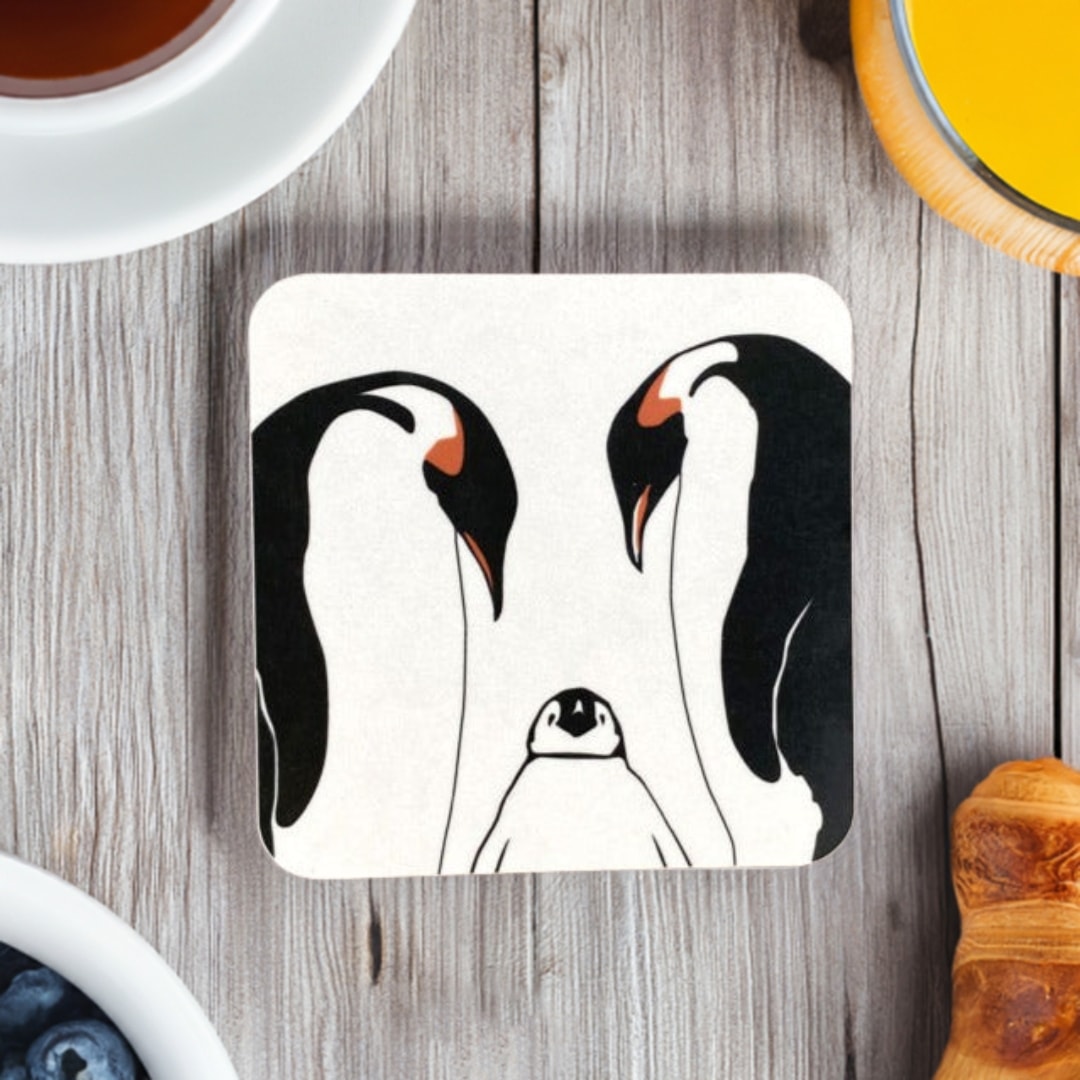 Penguin Family Coaster