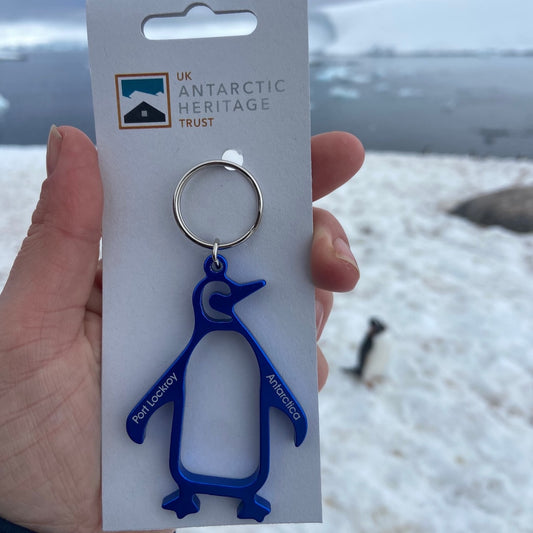 Penguin keyring + bottle opener