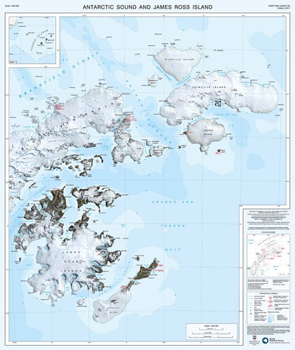 Northern Antarctic Peninsula Map