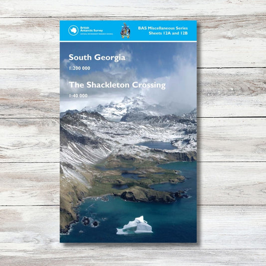 South Georgia & Shackleton Crossing Map