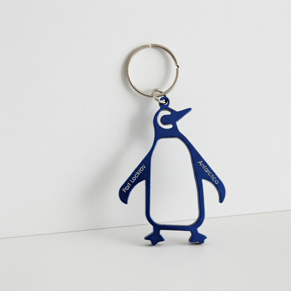 Penguin keyring + bottle opener