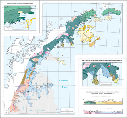 Geological map of South Georgia Map