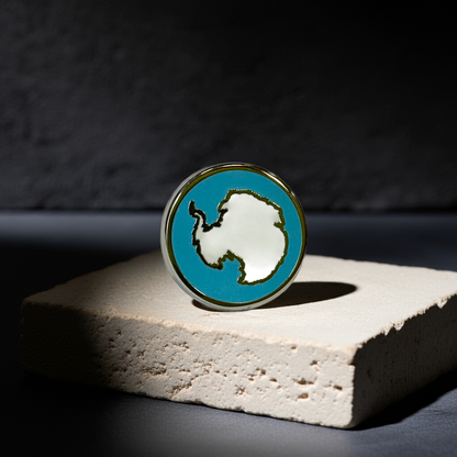 Antarctic Continent Pin Badge