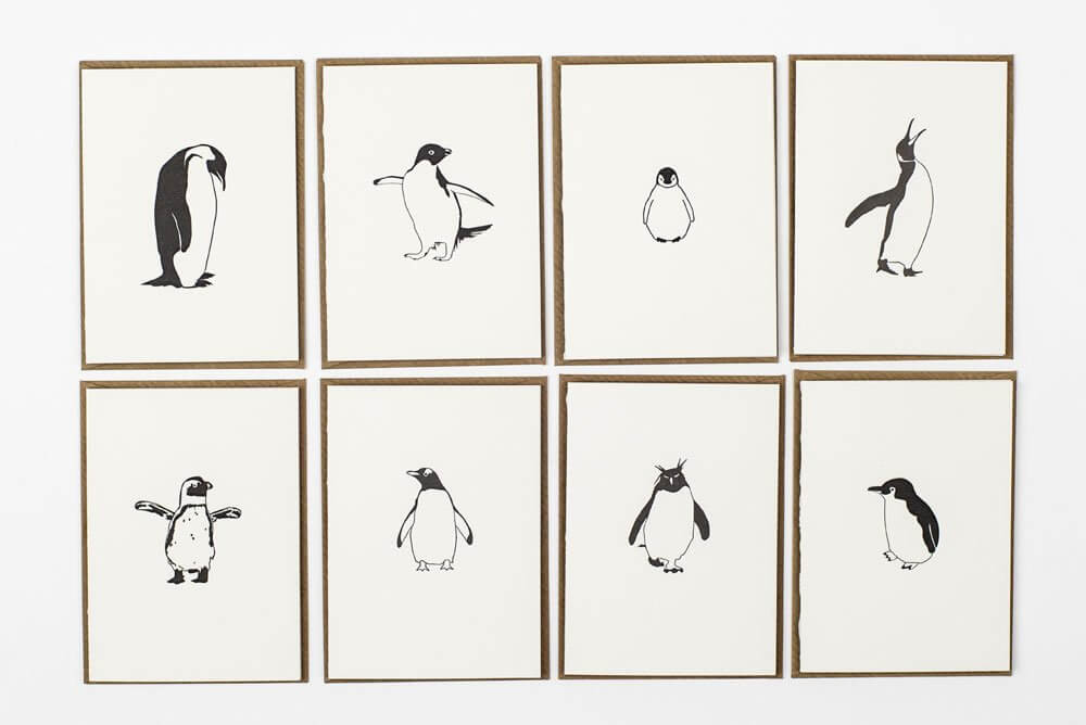 Penguins Notecards 8pk – UK Antarctic Heritage Trust
