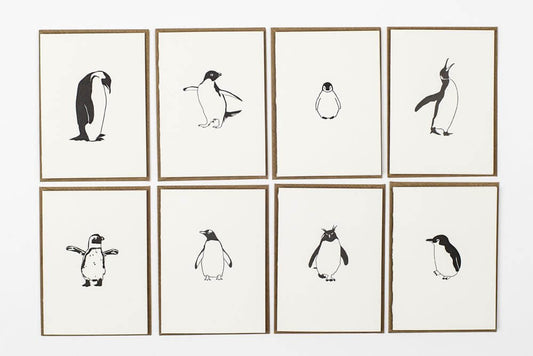 Penguins Notecards 8pk