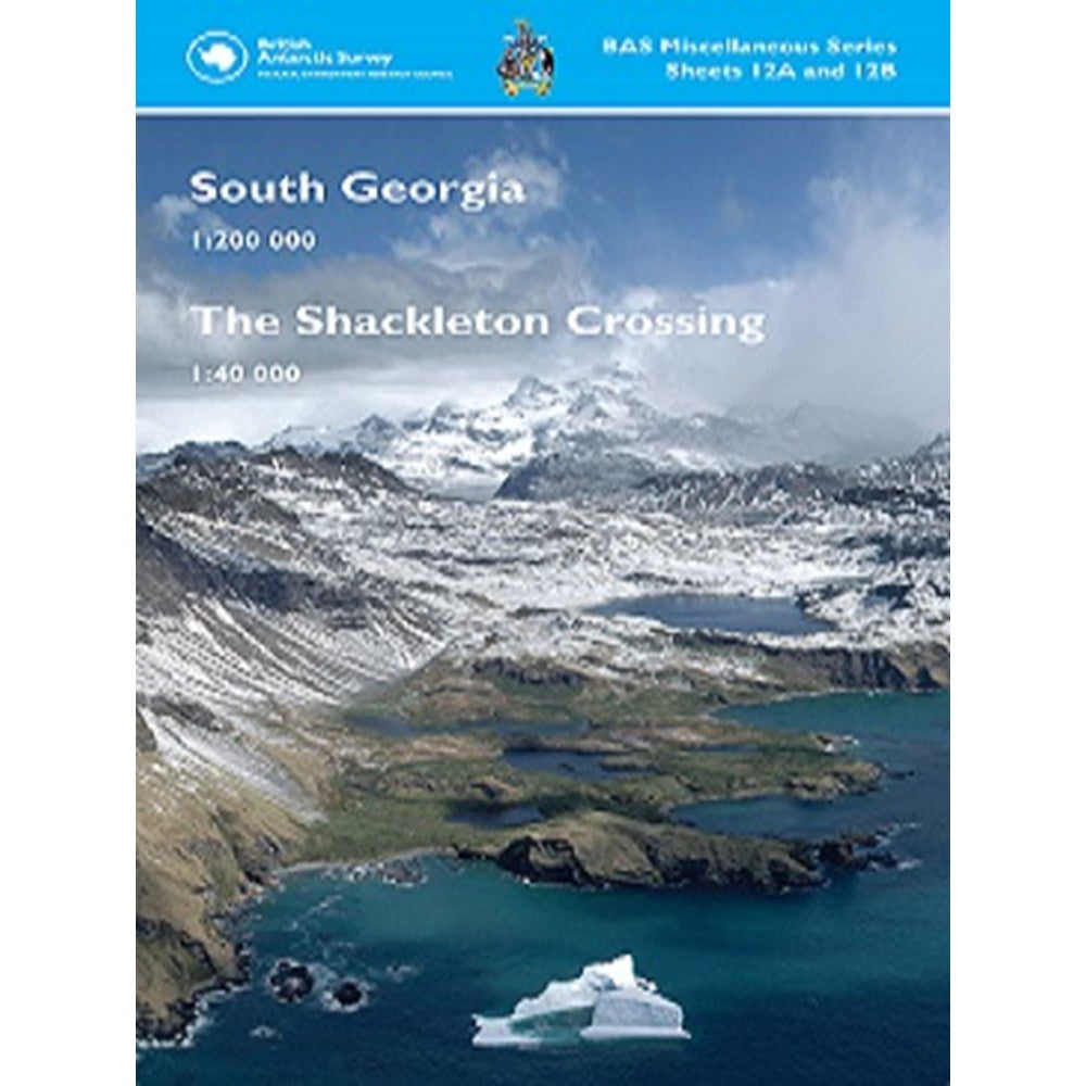 Sheets 12A and 12B South Georgia / Shackleton Crossing Map