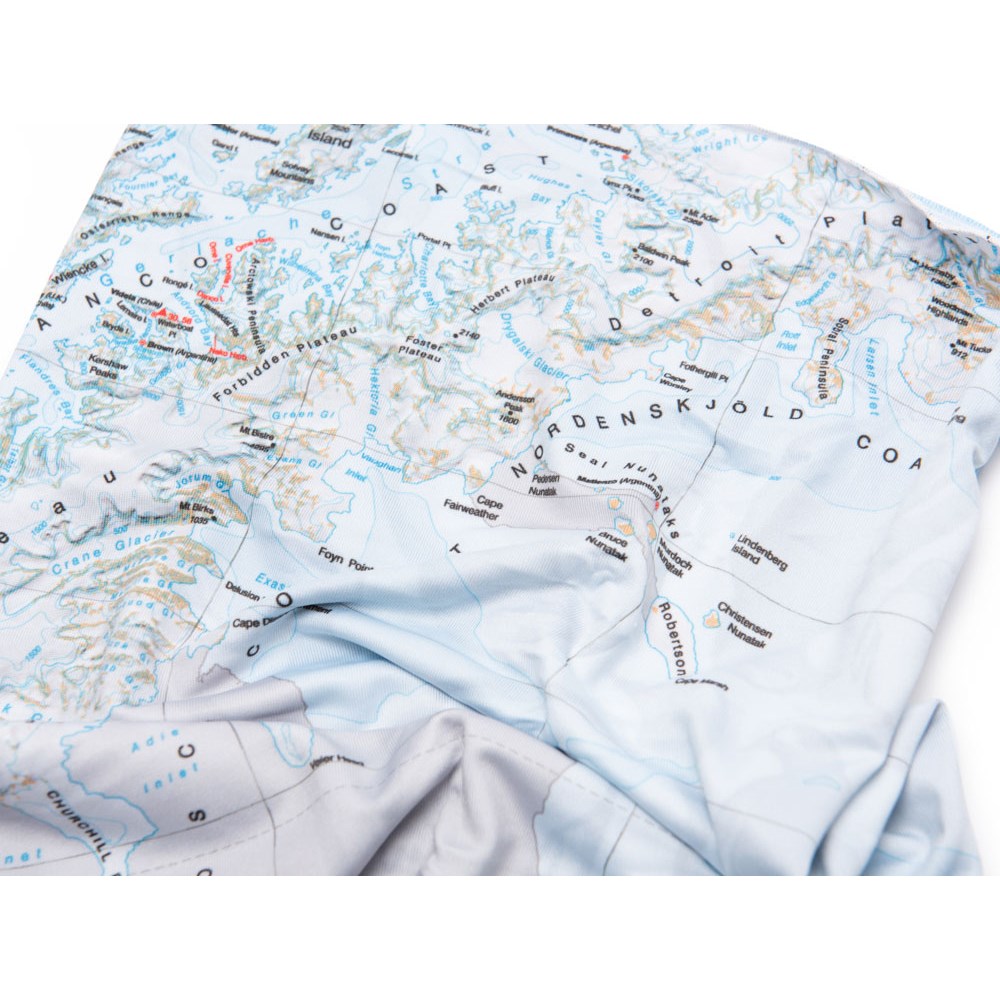 Map side of neck gaiter